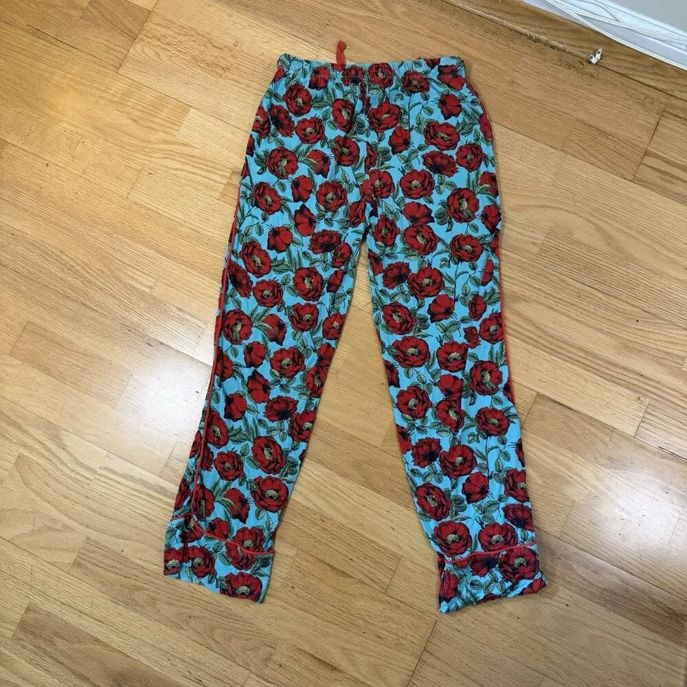 Posh Peanut x Alice + Olivia Pajama Set $116 Beach Bliss M Bamboo Pockets Cozy